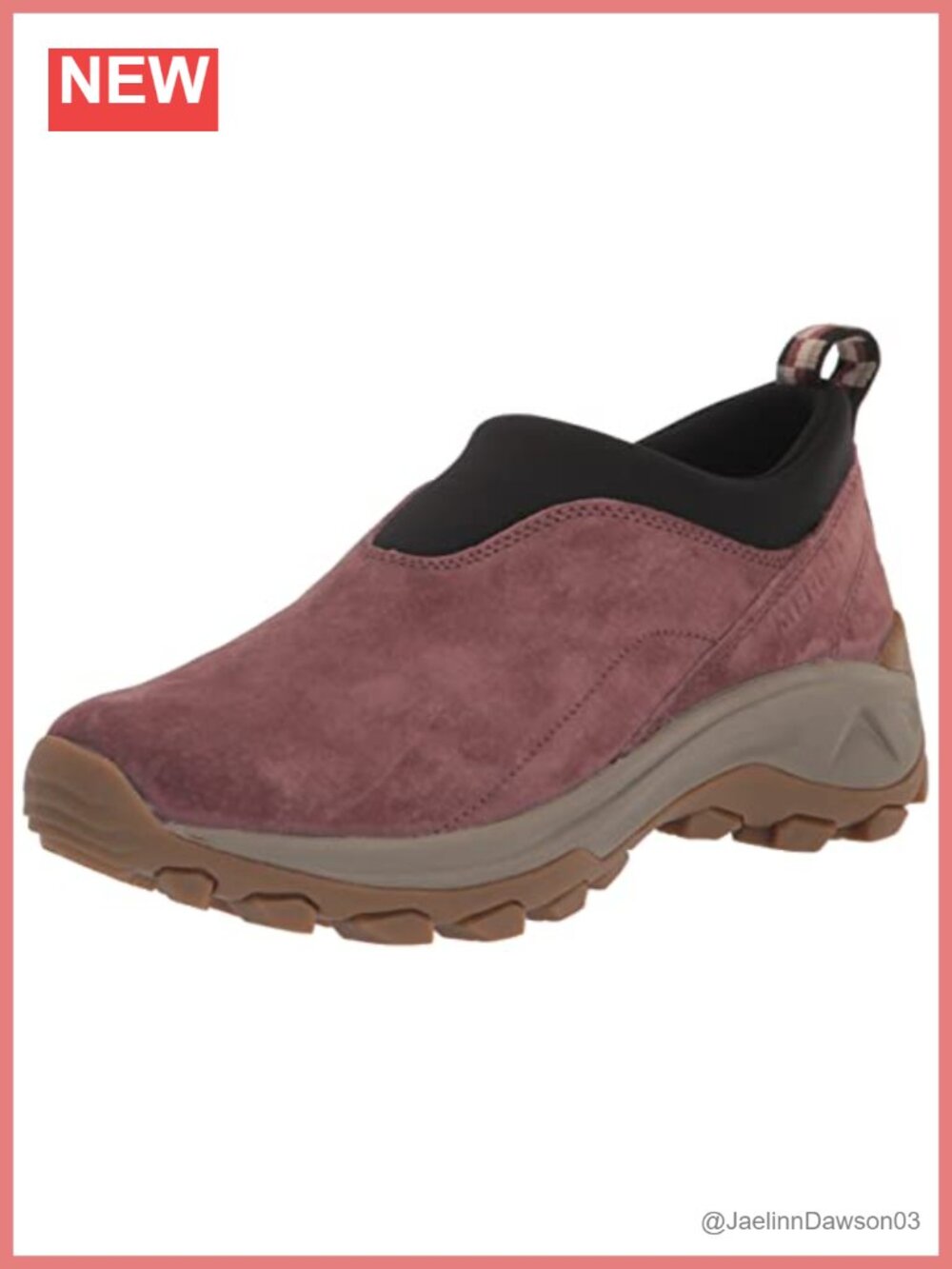 Waterproof Suede Leather Mocc-On Winter Shoes Fleece Lined EVA